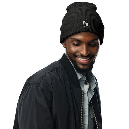 FatherSon Waffle beanie - Light on Dark